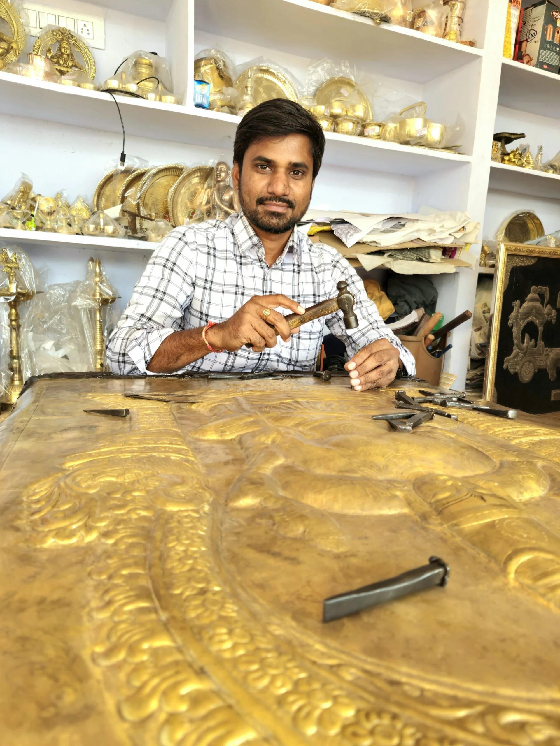 Noble Handkraft artisan at work